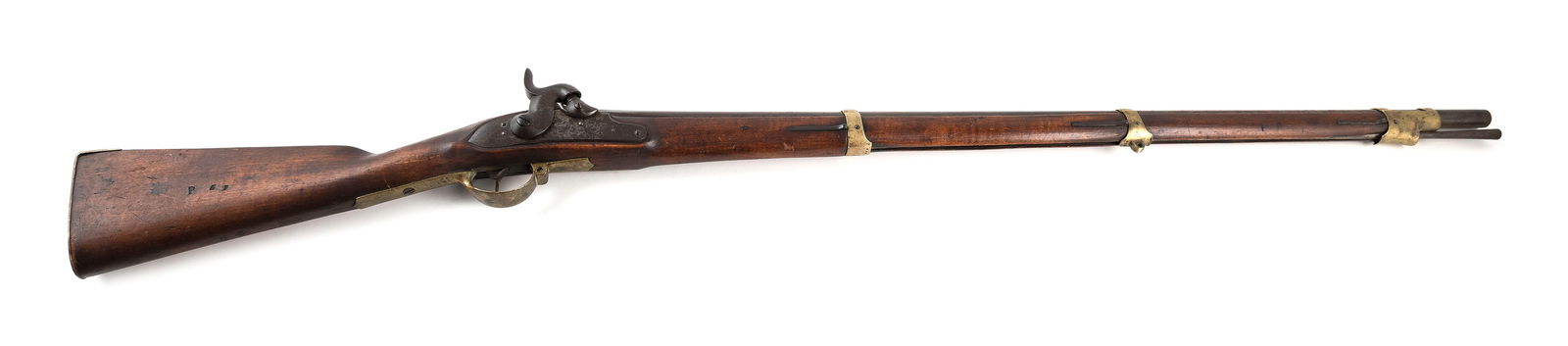 PRUSSIAN MODEL 1809 MUSKET 19th Century Length of barrel 41". Total length 56". (1 of 1)