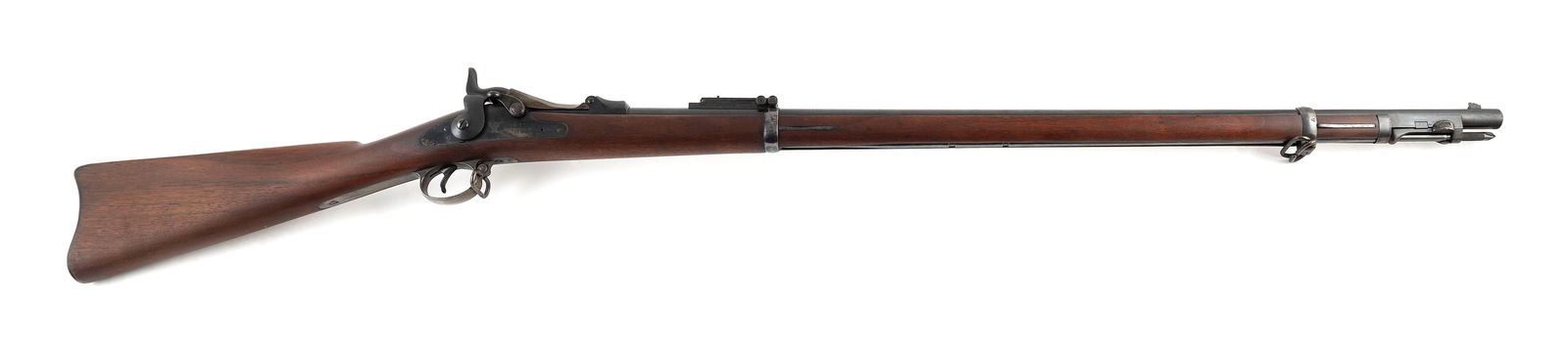 U.S. SPRINGFIELD MODEL 1884 TRAPDOOR RIFLE 19th Century Length of barrel 32". Total length 52". (1 of 1)