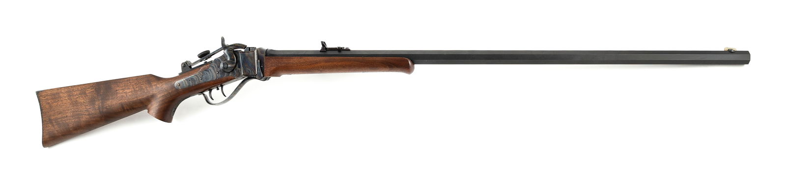 * SHILOH SHARPS MODEL 1874 RIFLE 20th Century Length of barrel 34". Total length 50.5".: * SHILOH SHARPS MODEL 1874 RIFLE20th Century.40 cal., Serial #B3068.* This gun will only be delivered to holders of a Federal Firearms Dealer's License. Please be aware of license requirements and del