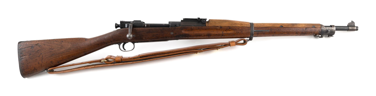 * U.S. SPRINGFIELD ARMORY MODEL 1903 RIFLE Circa 1919 Length of barrel 24". Total length 43.5".: * U.S. SPRINGFIELD ARMORY MODEL 1903 RIFLECirca 1919.30-06 cal., Serial #93276. Barrel stamped "SA 2-19" for February 1919.* This gun will only be delivered to holders of a Federal Firearms Dealer's L