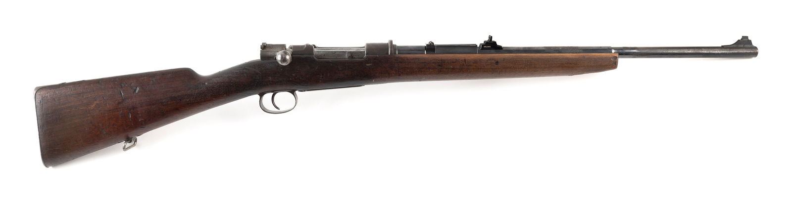 * MAUSER MODEL 1895 BOLT-ACTION RIFLE Late 19th Century Length of barrel 23". Total length 41.5".: * MAUSER MODEL 1895 BOLT-ACTION RIFLELate 19th Century8mm, Serial #3427.* This gun will only be delivered to holders of a Federal Firearms Dealer's License. Please be aware of license requirements and