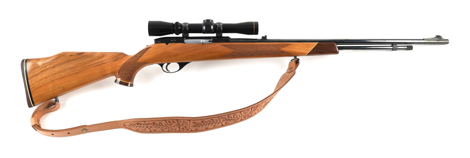 * WEATHERBY MARK XXII SEMI-AUTOMATIC RIFLE 20th Century Length of barrel 24". Total length 42.5". (1 of 1)