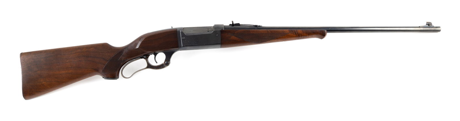 * SAVAGE MODEL 99 LEVER-ACTION RIFLE 20th Century Length of barrel 24". Total length 43.5".: * SAVAGE MODEL 99 LEVER-ACTION RIFLE20th Century.300 Savage, Serial #6550345. Blued finish.* This gun will only be delivered to holders of a Federal Firearms Dealer's License. Please be aware of licen