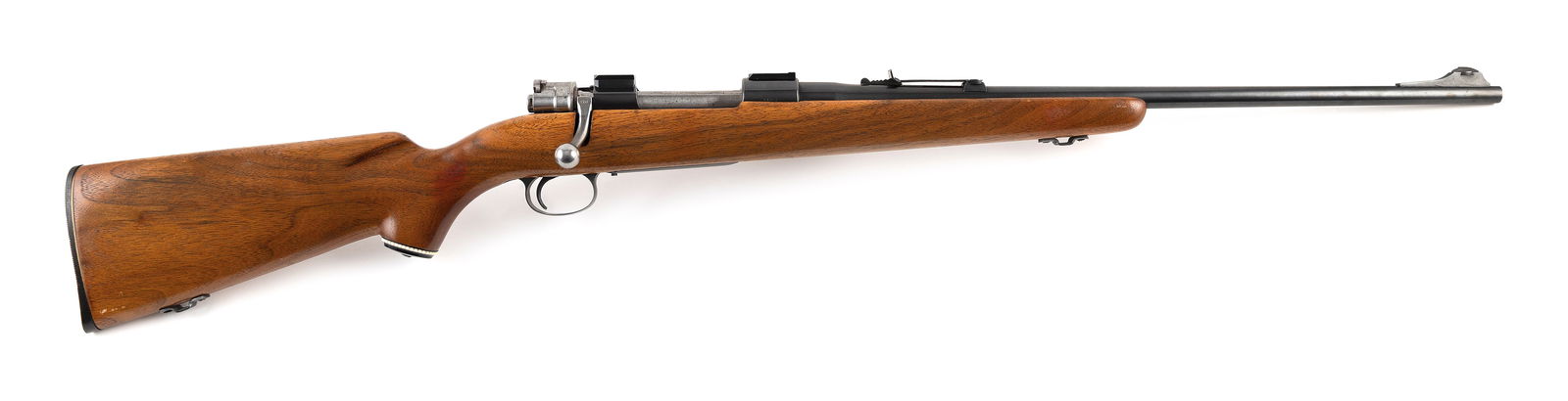 * FABRIC NATIONAL J.C. HIGGINS MODEL 50 BOLT-ACTION RIFLE 20th Century Length of barrel 23". Total: * FABRIC NATIONAL J.C. HIGGINS MODEL 50 BOLT-ACTION RIFLE20th Century.30-06 cal., Serial #14927.* This gun will only be delivered to holders of a Federal Firearms Dealer's License. Please be aware of