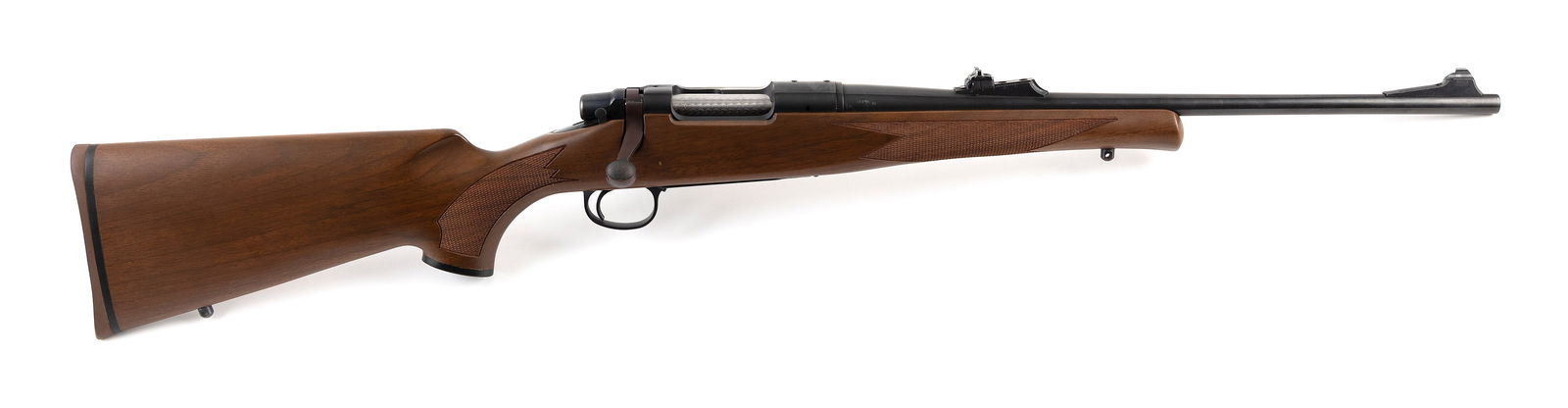 * REMINGTON MODEL SEVEN BOLT-ACTION RIFLE 20th Century Length of barrel 19.5". Total length 38".: * REMINGTON MODEL SEVEN BOLT-ACTION RIFLE20th Century.223 cal., Serial #7663082.* This gun will only be delivered to holders of a Federal Firearms Dealer's License. Please be aware of license requirem