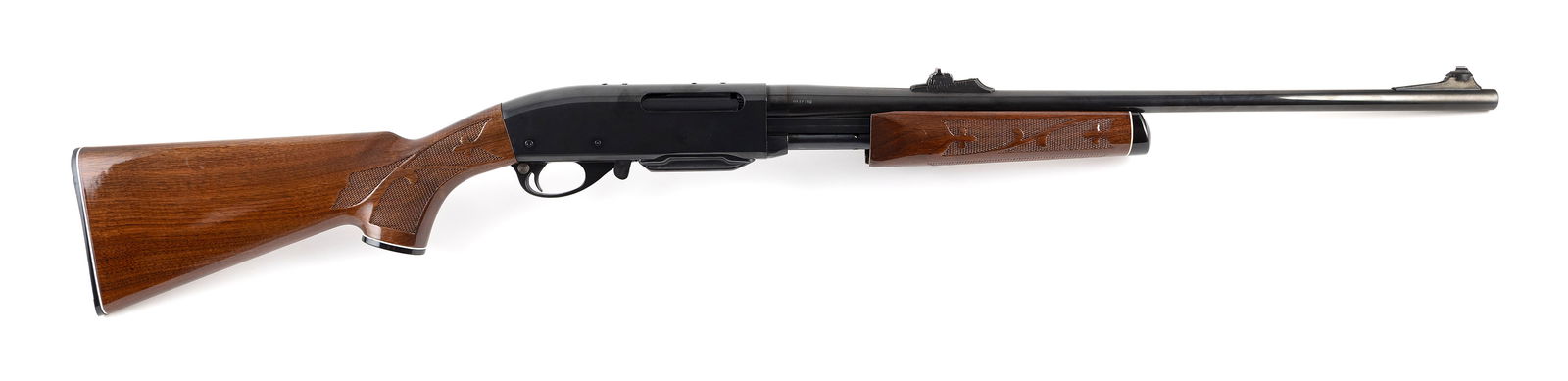 * REMINGTON MODEL 7600 SEMI-AUTOMATIC RIFLE 20th Century Length of barrel 23". Total length 42".: * REMINGTON MODEL 7600 SEMI-AUTOMATIC RIFLE20th Century.308 cal., Serial #8355780.* This gun will only be delivered to holders of a Federal Firearms Dealer's License. Please be aware of license requir