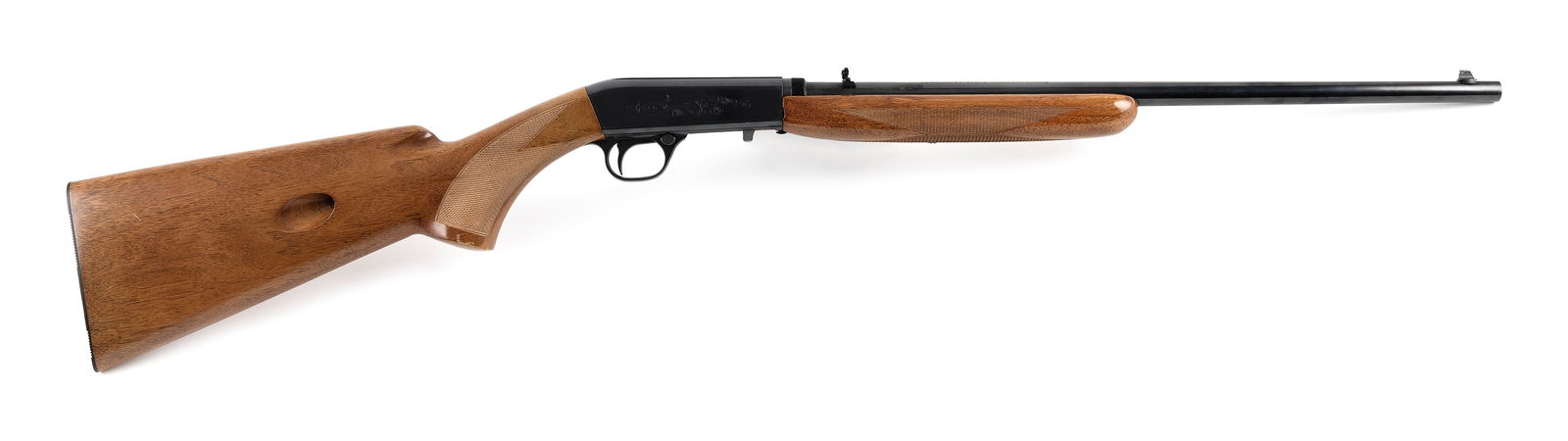 * BROWNING SA SEMI-AUTOMATIC RIFLE 20th Century Length of barrel 19". Total length 37". (1 of 2)