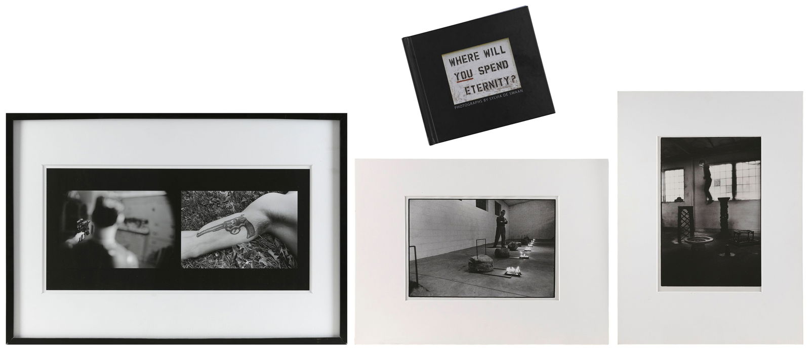 SYLVIA DE SWAAN (Mexico/Europe/New York, 1941-2023), Three silver gelatin prints and book Where will (1 of 8)