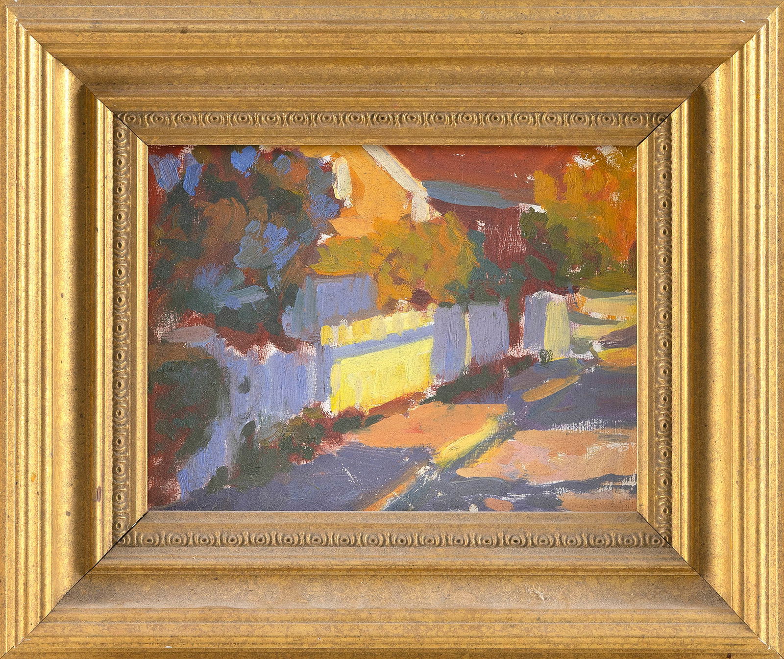 LOIS GRIFFEL (Massachusetts/New York, 1947-), "West End Evening"., Oil on board, 7" x 9". Framed 11" (1 of 1)