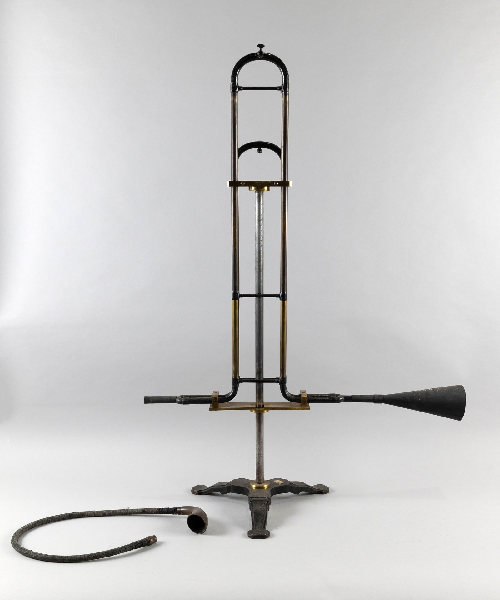 RUDOLPH KOENIG ACOUSTIC INTERFEROMETER Paris, Late 19th Century Height 32". Width at cone 26.5". (1 of 1)