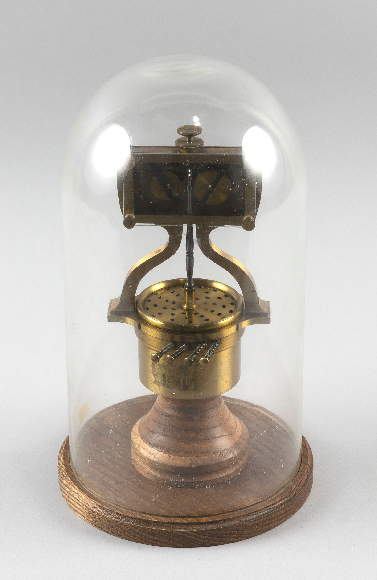 MAX KOHL-TYPE DOUBLE SIREN Germany, Late 19th Century Height on stand 11". Dome height 13.5". (1 of 3)