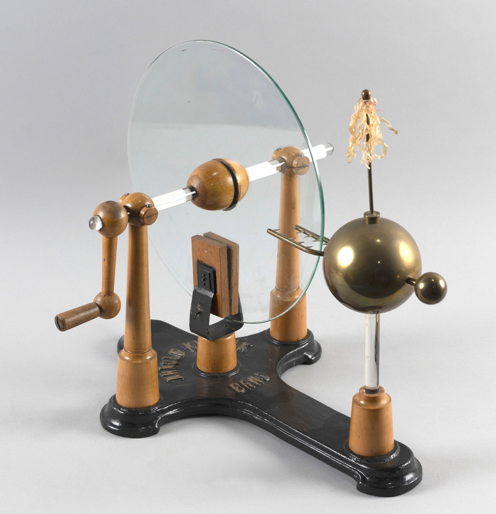 ARNOLD KLICHNIK WINTER-TYPE ELECTROSTATIC GENERATOR MACHINE Brno, Czech Republic, Late 19th/Early (1 of 4)