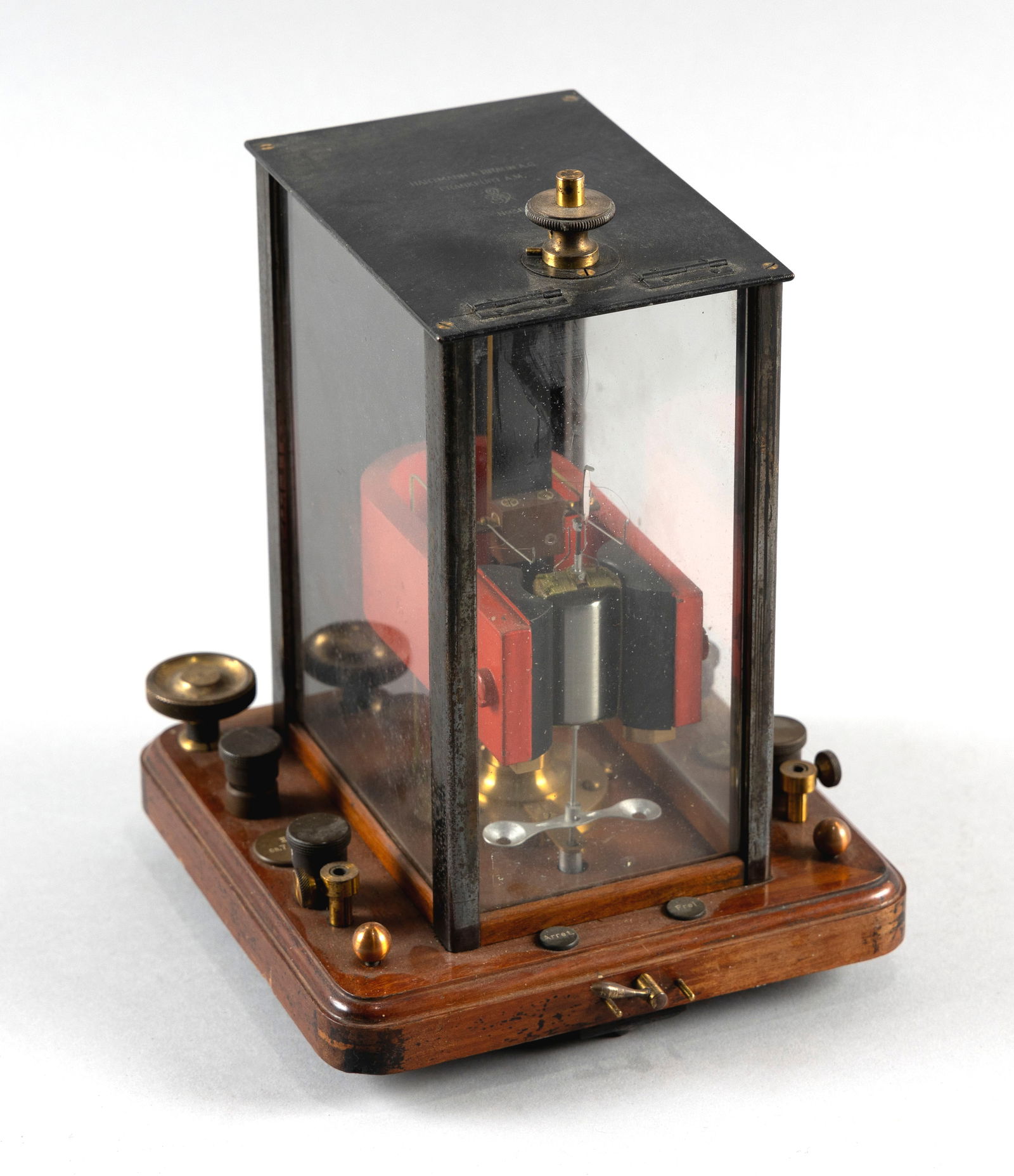 HARTMANN & BRAUN A.G. MOVING COIL REFLECTING GALVANOMETER Frankfurt, Germany, Late 19th/Early 20th (1 of 6)