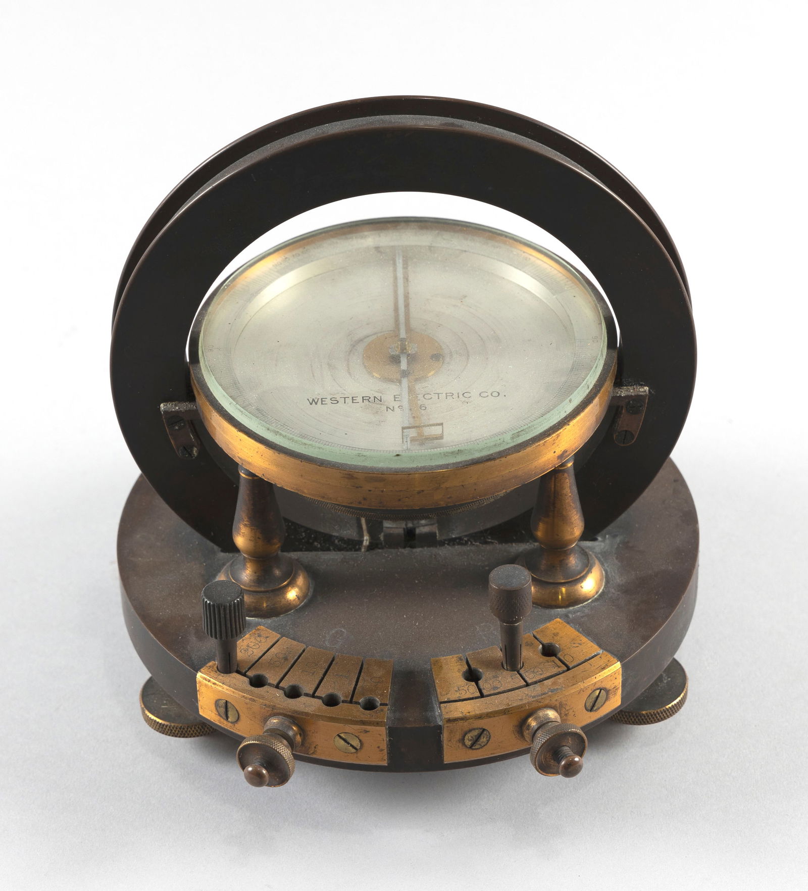 WESTERN ELECTRIC TANGENT GALVANOMETER NO. 26 Late 19th Centuy Height 9?. (1 of 4)
