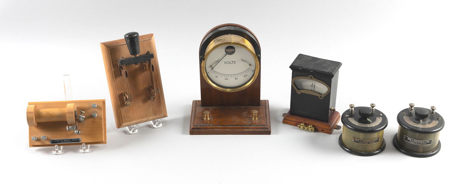 FIVE ELECTRICITY-RELATED DEVICES Late 19th/Early 20th Century (1 of 4)