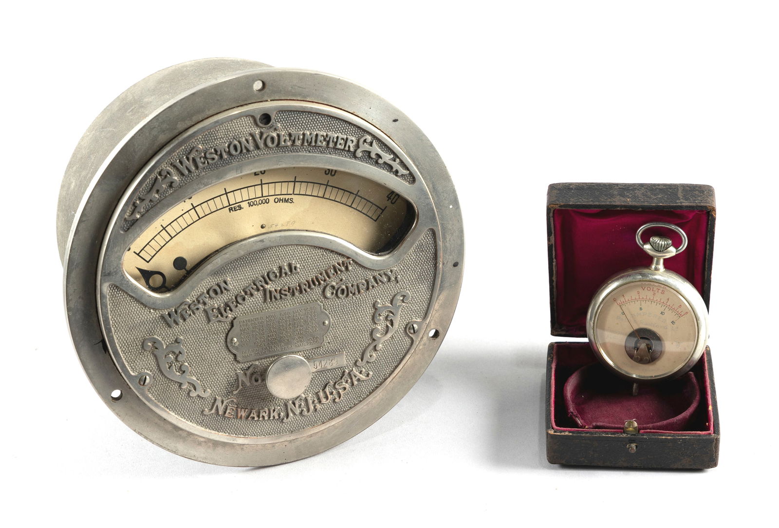 TWO VOLTMETERS (1 of 3)