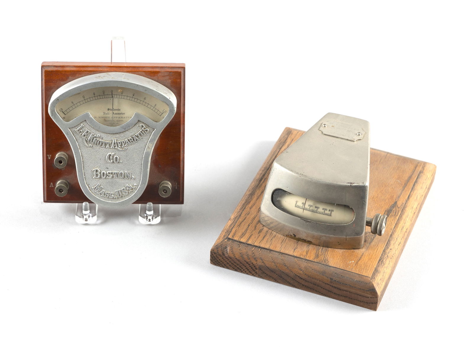 TWO SMALL ELECTRIC METERS Late 19th Century (1 of 3)