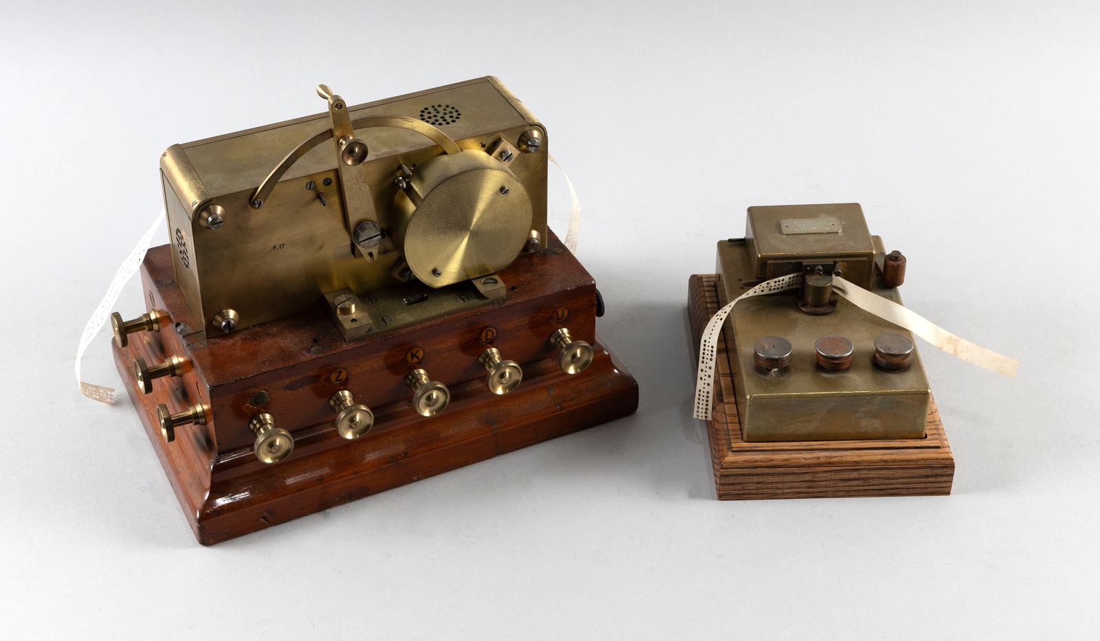WHEATSTONE TELEGRAPH SYSTEM TRANSMITTER AND RECEIVER England and Copenhagen, Late 19th Century (1 of 5)