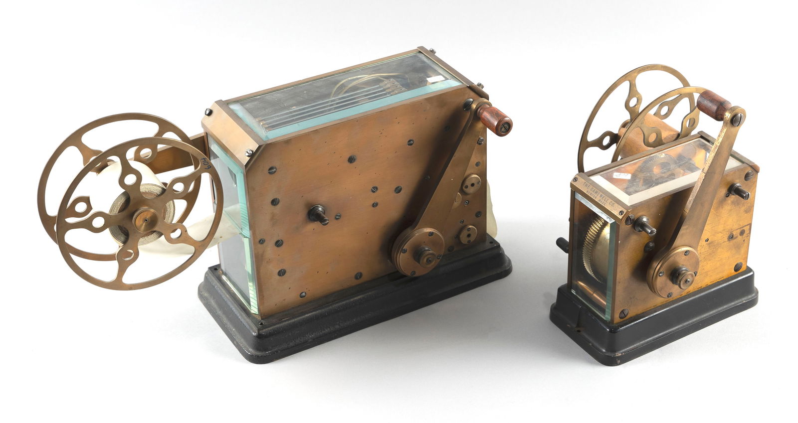 TWO-PART GAMEWELL CO. PRINTING TELEGRAPH FOR FIRE ALARM SYSTEMS Newton, Massachusetts, Late (1 of 8)