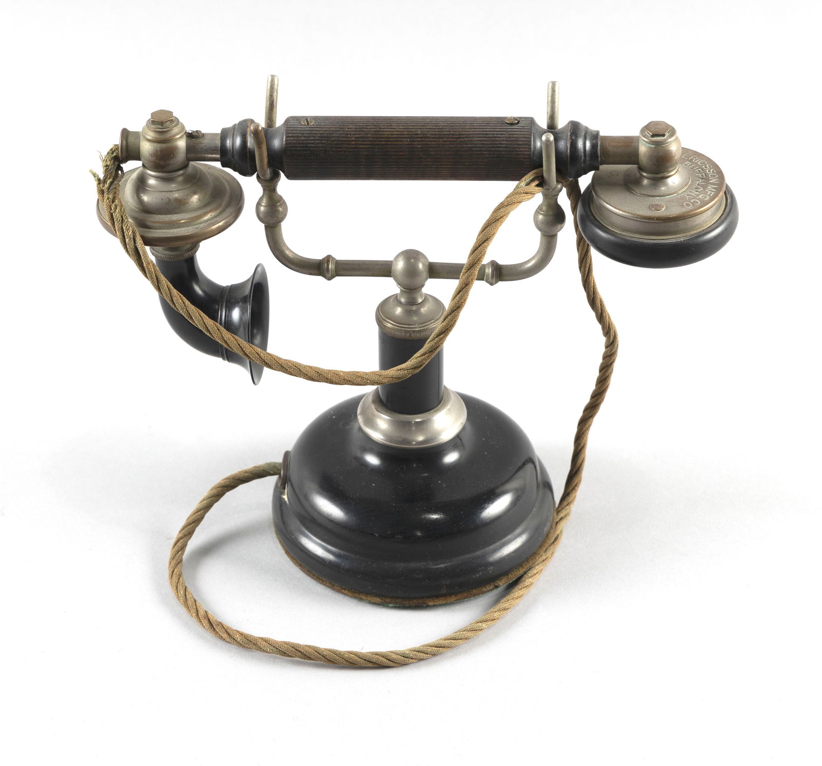 ERICSSON MFG. CO. HANDSET TELEPHONE Buffalo, New York, Early 20th Century Height 8.25". Handset (1 of 4)