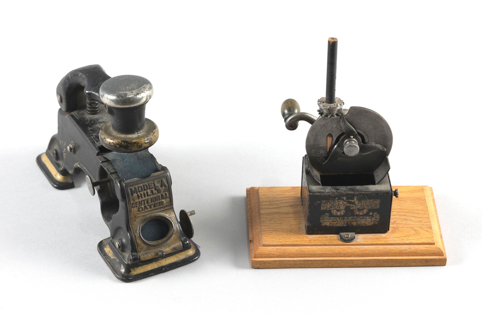 TWO SMALL OFFICE MACHINES Late 19th/Early 20th Century (1 of 5)