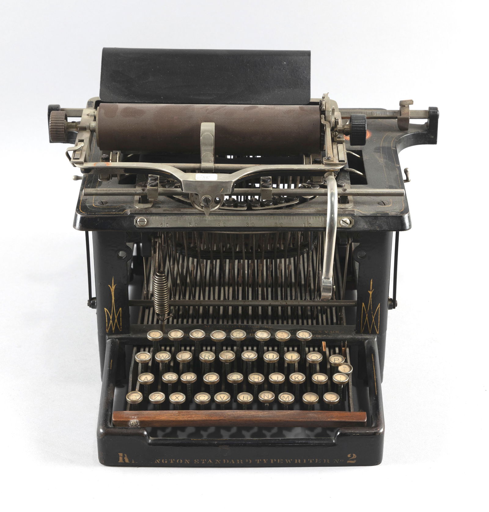 REMINGTON STANDARD NO. 2 TYPEWRITER New York, Late 19th Century Height 11". Width 15". Depth 16". (1 of 6)