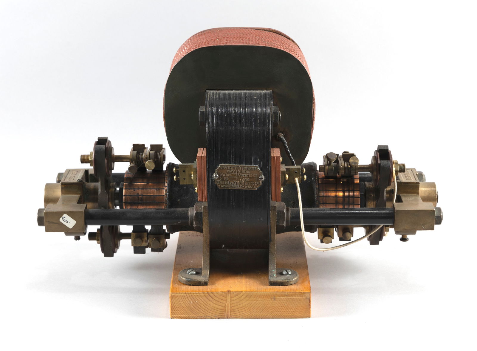 PERRET CONTINUOUS CURRENT DYNA-MOTOR BY ELEKTRON MFG. CO. Springfield, Massachusetts, Late 19th (1 of 5)