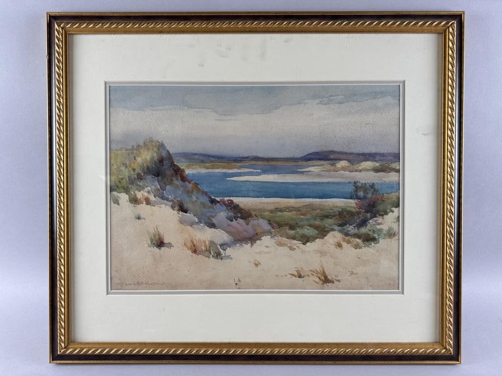 MELBOURNE HAVELOCK HARDWICK (Massachusetts/Canada, 1857-1916), Coastal inlet., Watercolor on paper, (1 of 4)