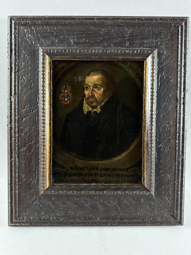 CONTINENTAL SCHOOL (20th Century,), Portrait of a man., Oil on panel, 8" x 6". Framed 13.5" x 11.5".: CONTINENTAL SCHOOL20th CenturyPortrait of a man. Unsigned.Oil on panel, 8" x 6". Framed 13.5" x 11.5".