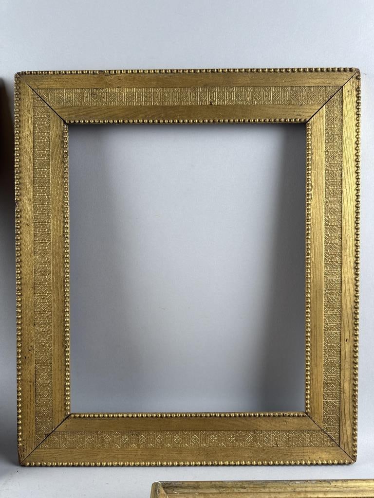 FIVE GILT FRAMES 19th/20th Century Largest 19" x 22". (1 of 6)