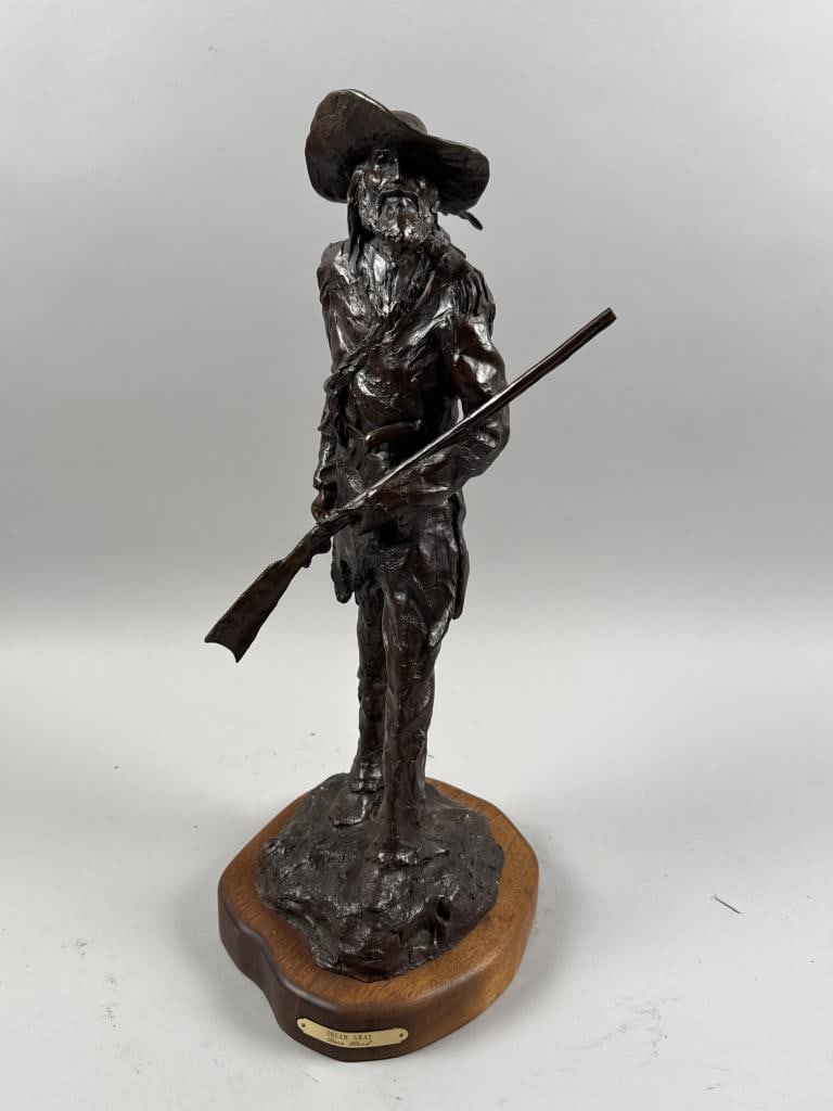DARO FLOOD (Wyoming, 1954-2017), Reproduction of the bronze "Dream Away", Height 23.25". Width 9". (1 of 5)