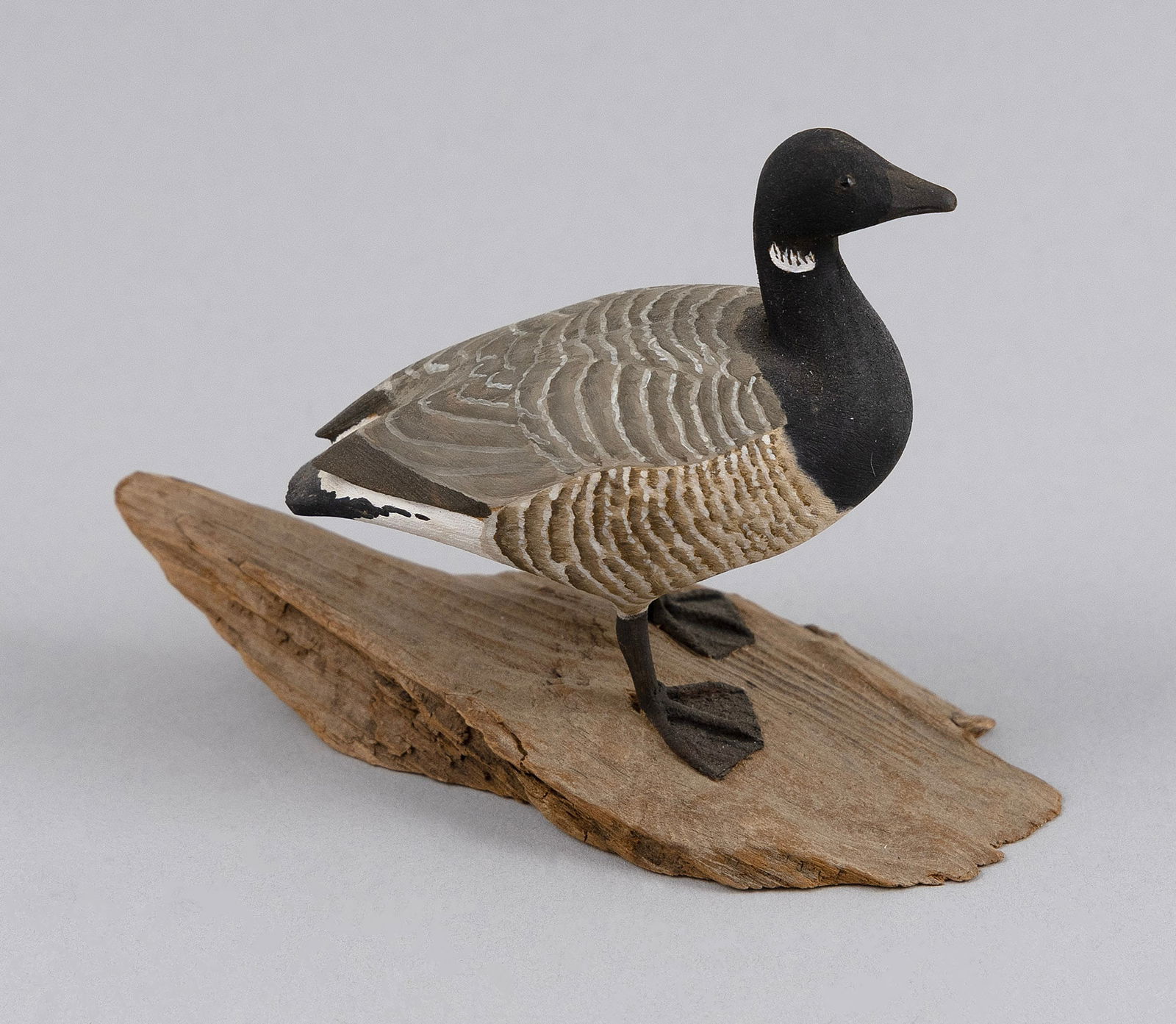 HAROLD GIBBS MINIATURE BRANT Barrington, Rhode Island, 1886-1970 Height 3". (1 of 1)