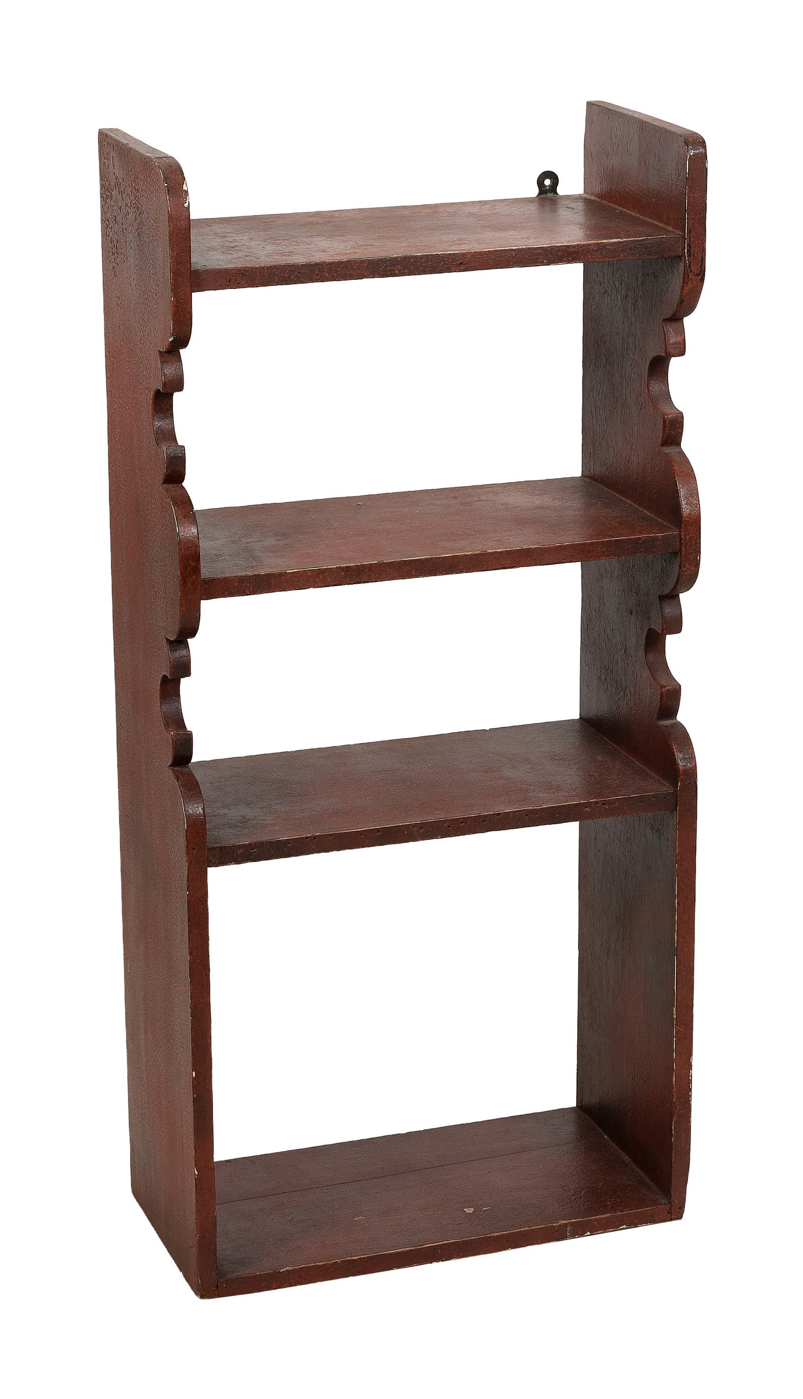 FOUR-TIER SHELF Mid-19th Century Height 41.25". Width 19.5". Depth 10". (1 of 1)