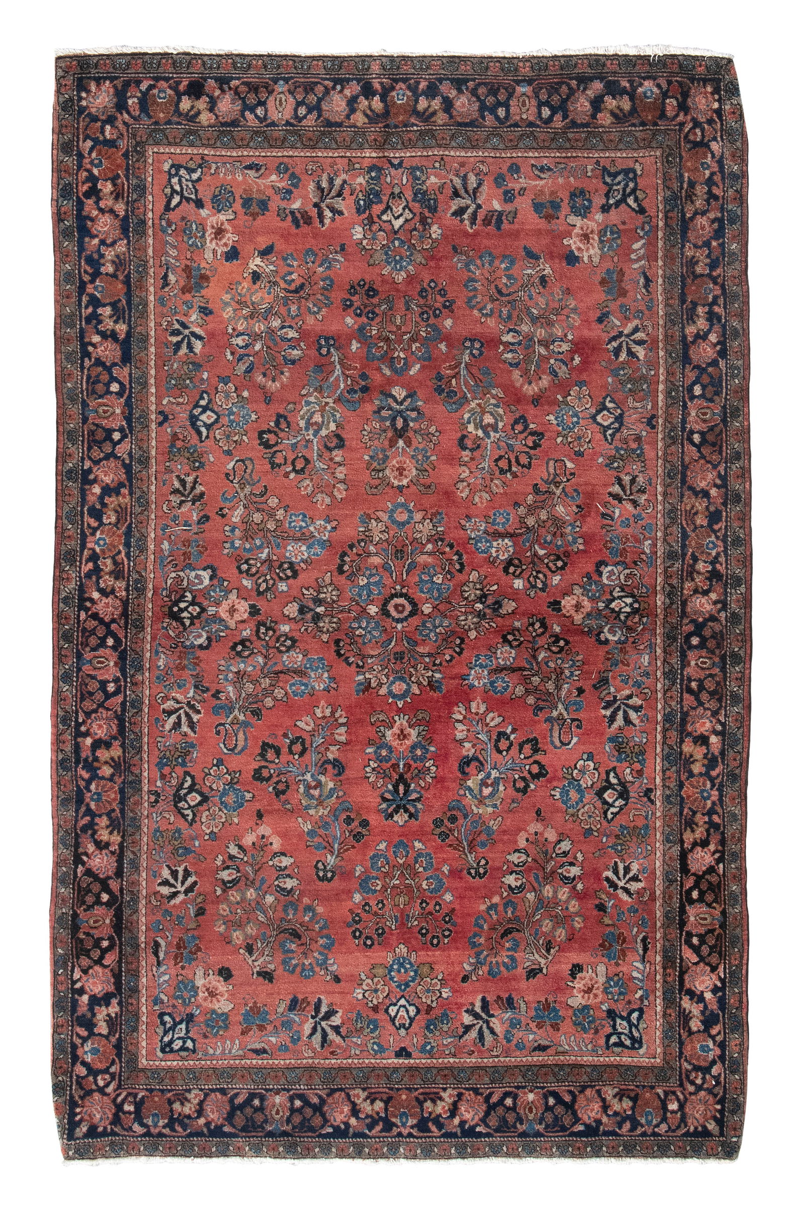 PERSIAN SAROUK RUG: 4'1" X 6'5" Circa 1920-1925 (1 of 1)