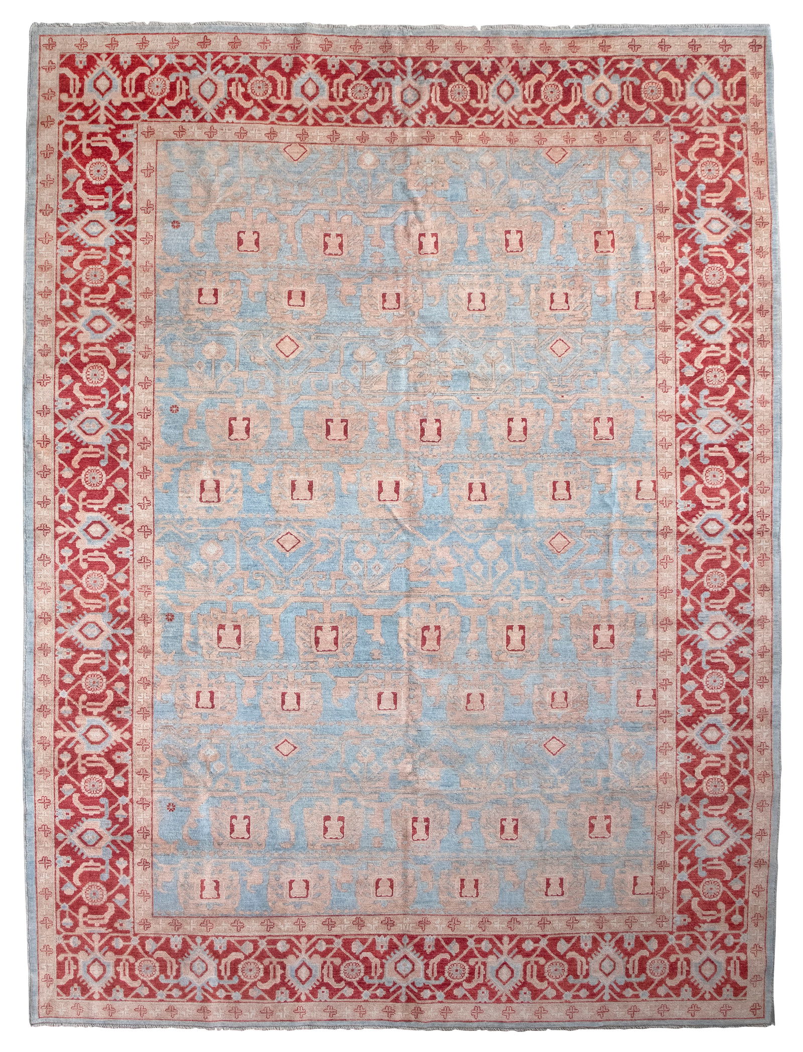 BAKHSHAISH DESIGN RUG: 8'11" X 11'8" 21st Century (1 of 1)