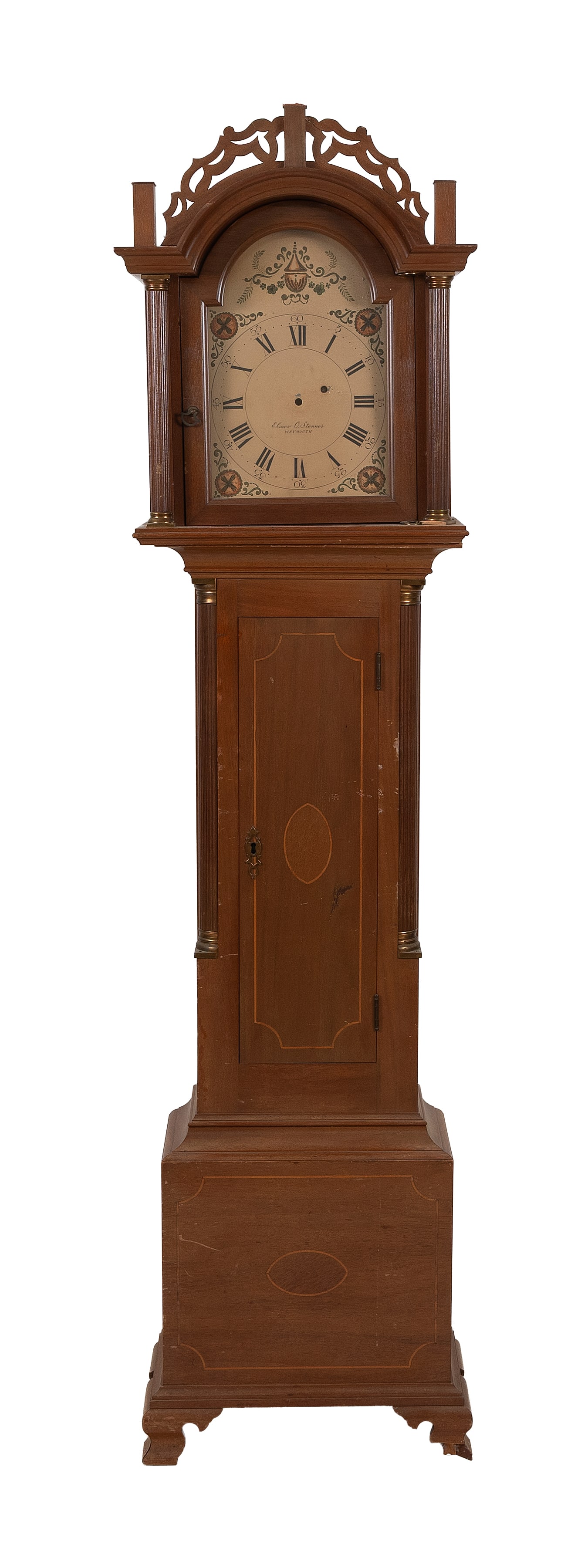 ELMER O. STENNES GRANDFATHER CLOCK Weymouth, Massachusetts, 20th Century (1 of 1)