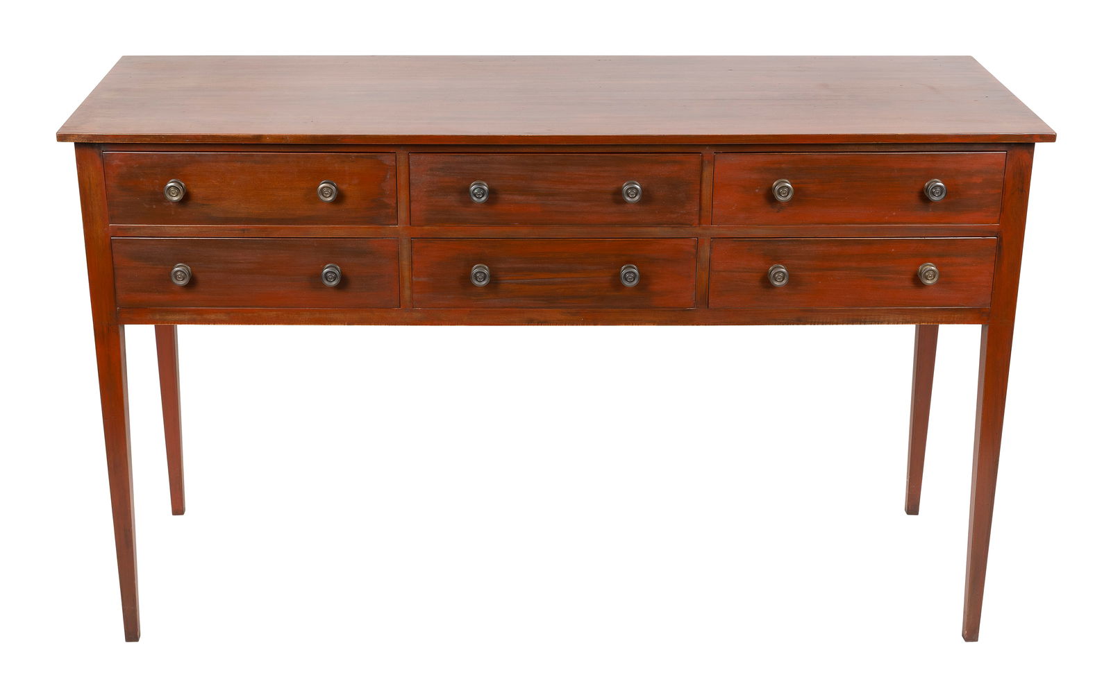 ELDRED WHEELER CHERRY SIDEBOARD Massachusetts, 20th Century Height 38.5". Width 63.5". Depth 21.5". (1 of 1)