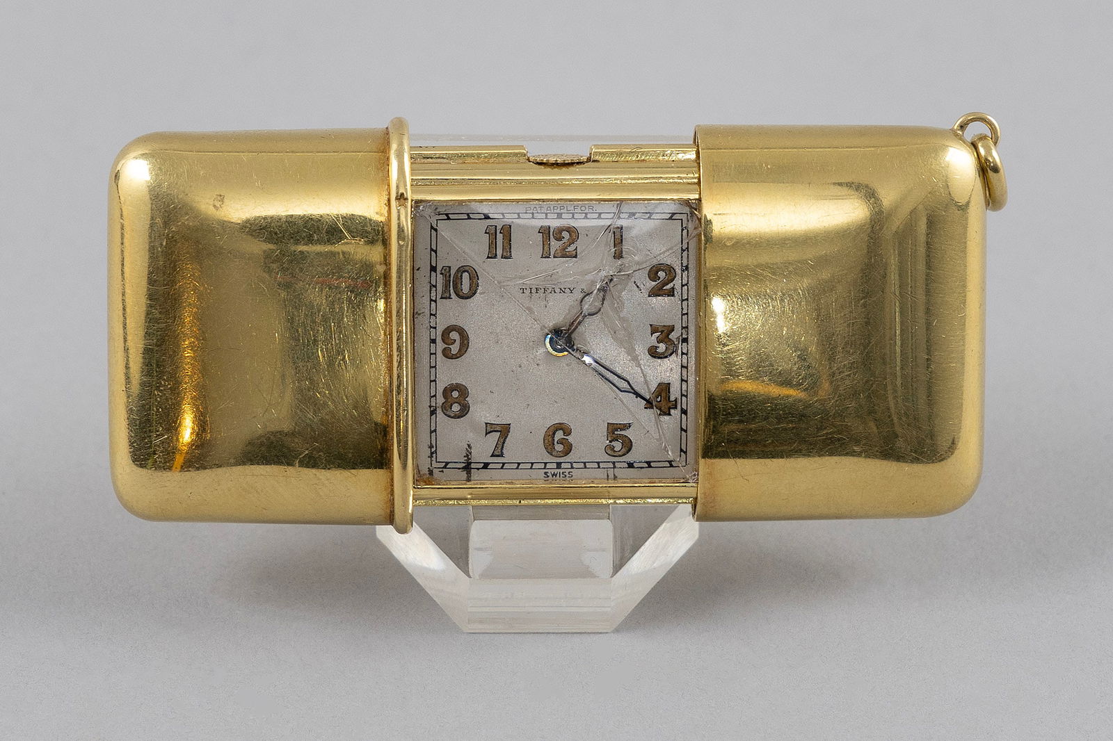 TEXAS RAILROAD CAPITALIST EDWARD H.R. GREEN'S PERSONAL 18KT GOLD MOVADO WATCH Switzerland, Early (1 of 1)