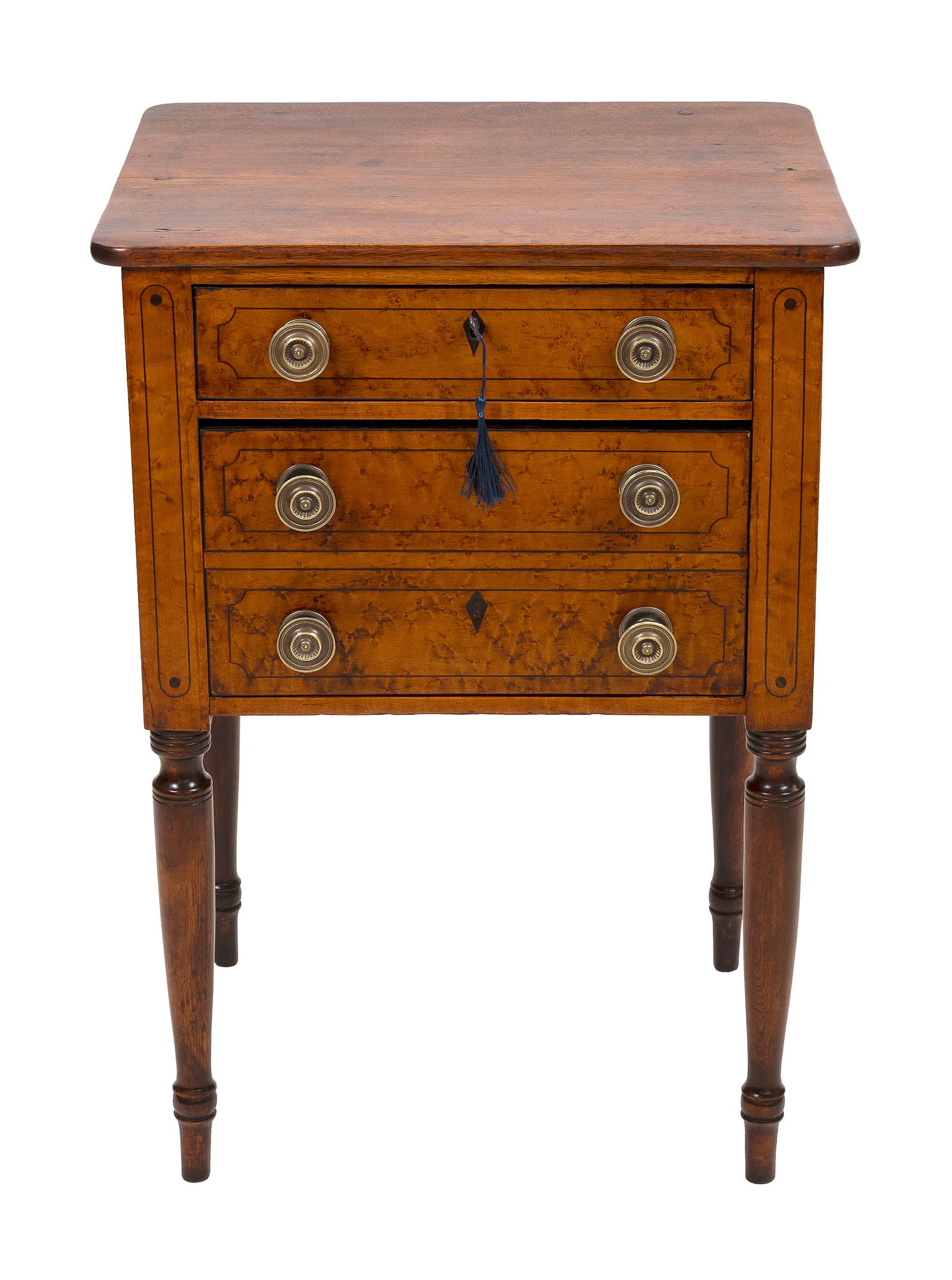 MAHOGANY TWO-DRAWER STAND 19th Century Height 29.5". Width 20". Depth 17". (1 of 1)