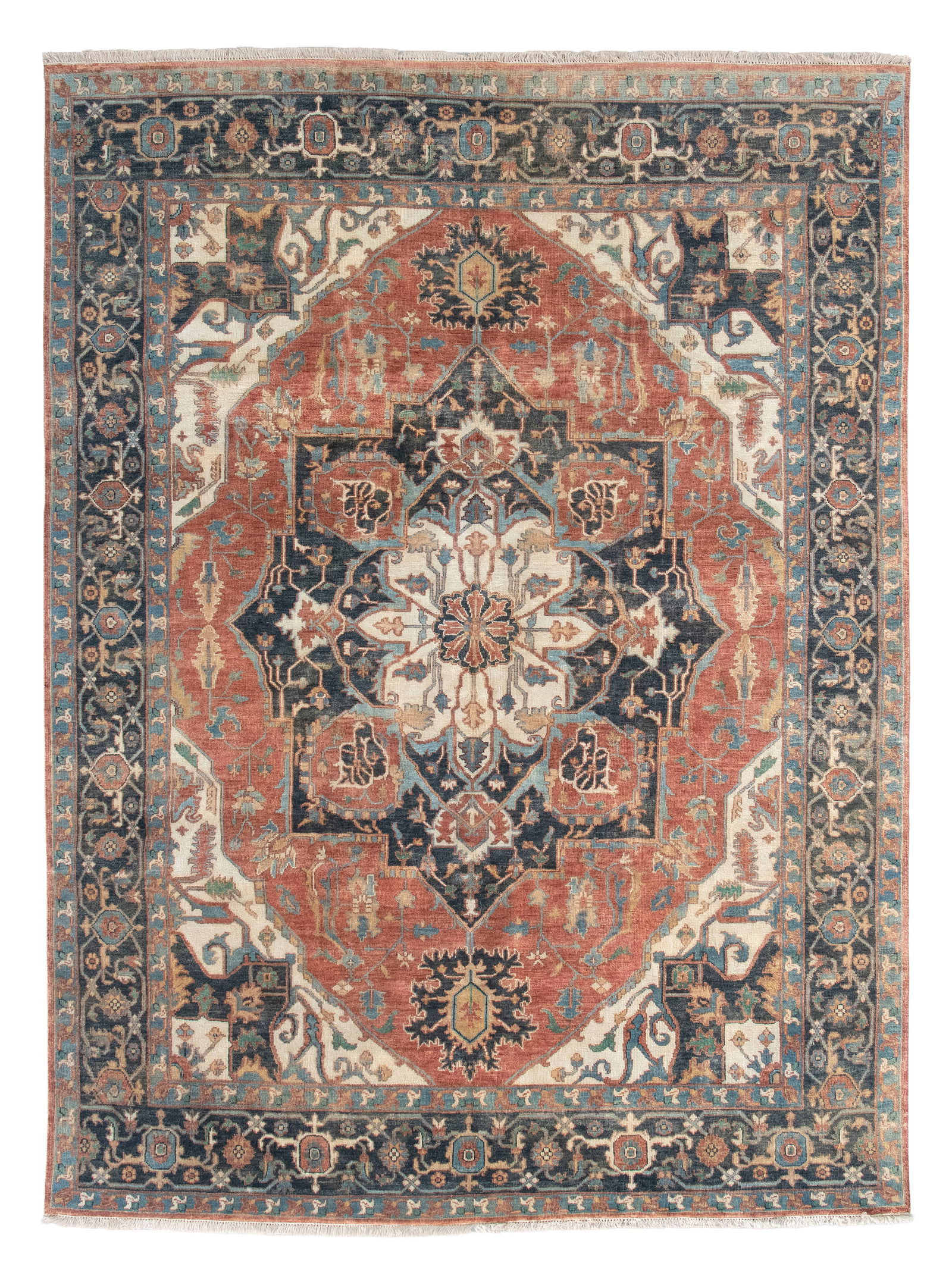 SERAPI DESIGN RUG: 7'8" X 10'2" 21st Century (1 of 1)