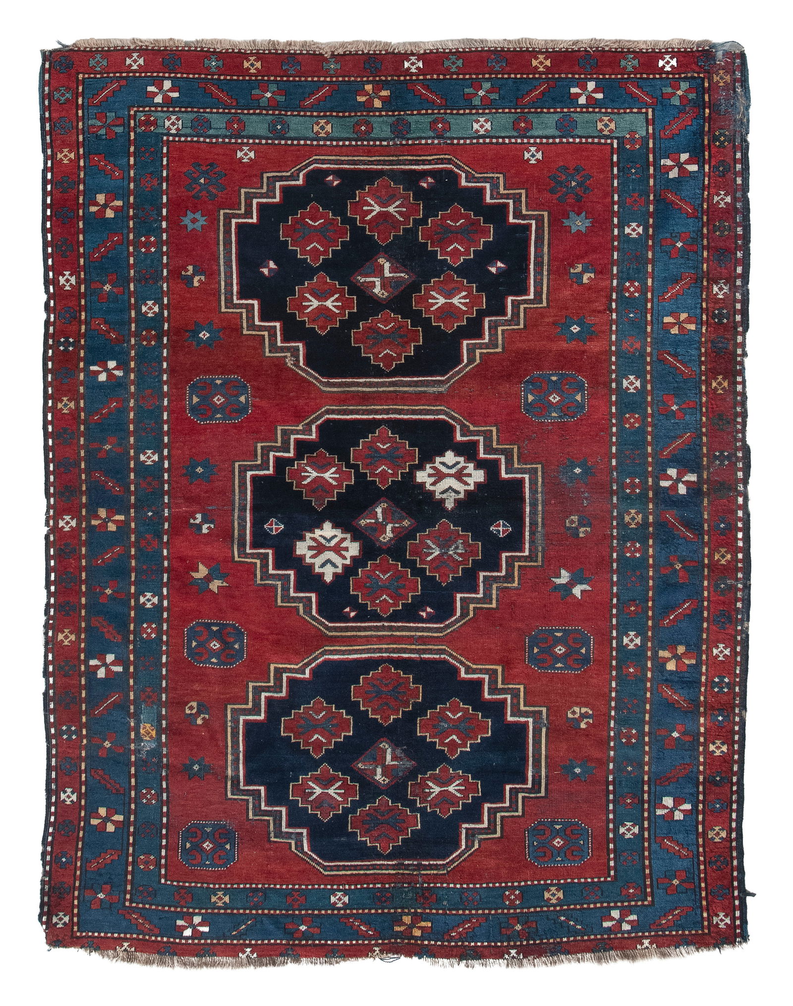 KAZAK RUG: 5'5" X 7'0" Early 20th Century (1 of 1)