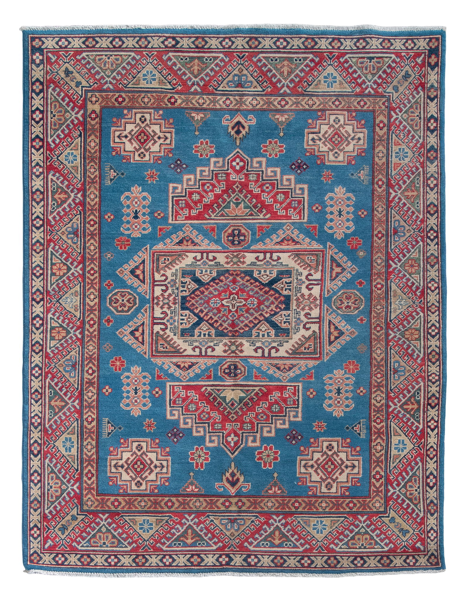 KAZAK DESIGN RUG: 5'3" X 6'10" 21st Century (1 of 1)
