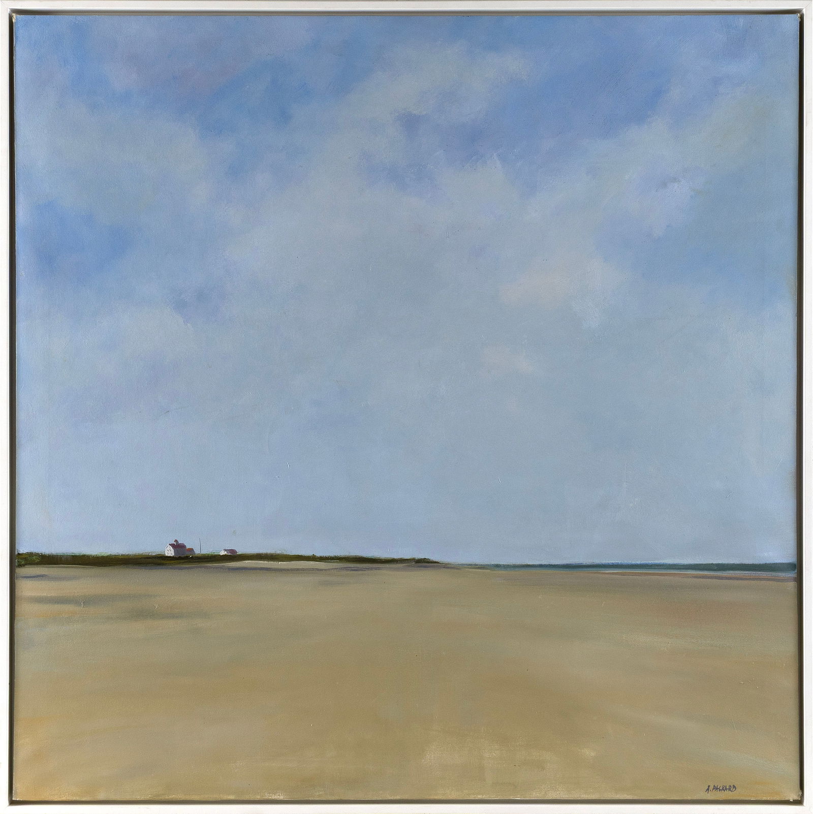 ANNE PACKARD (Massachusetts/New Jersey, 1933-), Race Point, Provincetown, Massachusetts., Oil on (1 of 2)