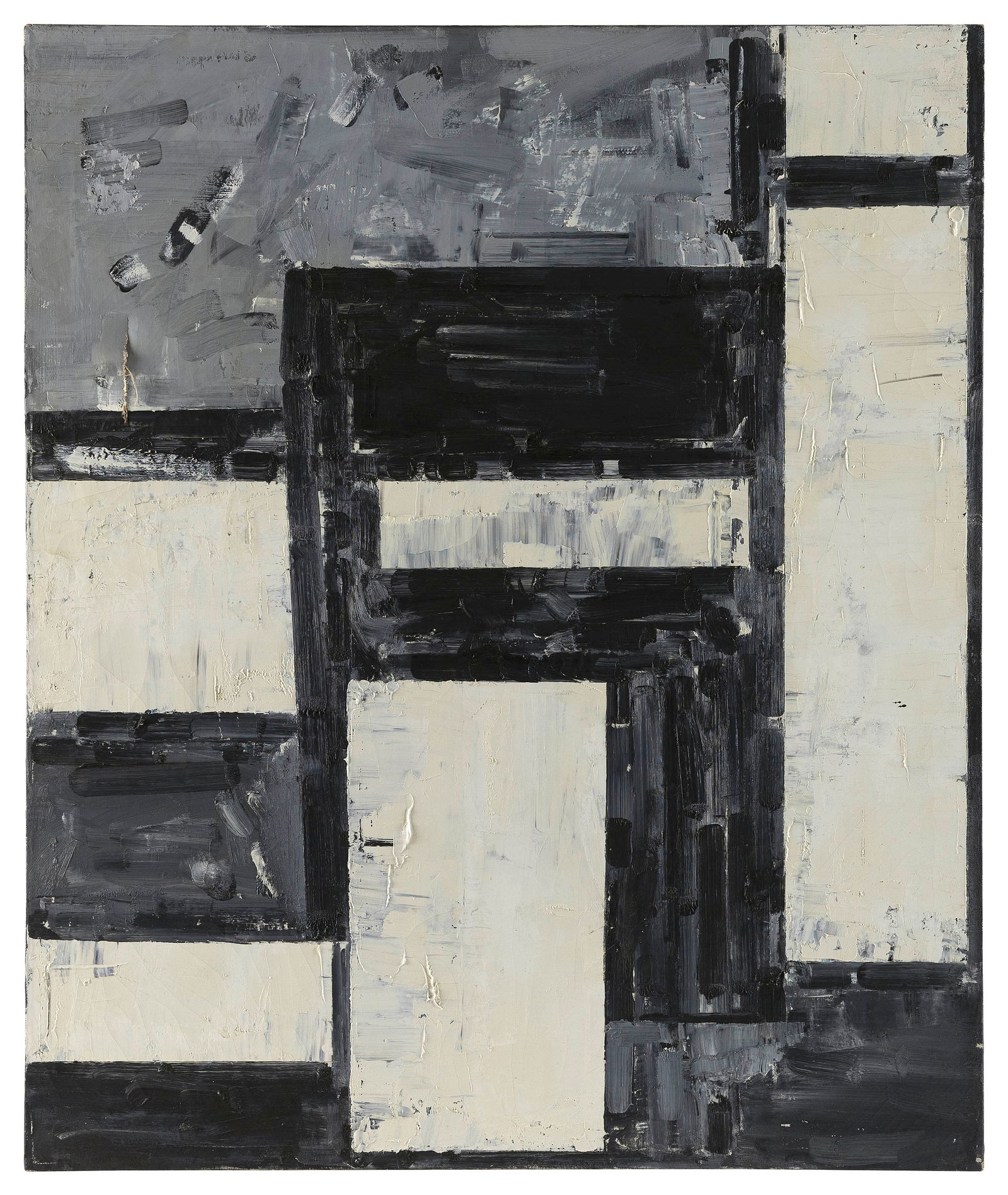 HAYNES OWNBY (New York/Massachusetts, 1929-2001), Abstract., Oil on canvas, 36" x 30". Unframed. (1 of 2)