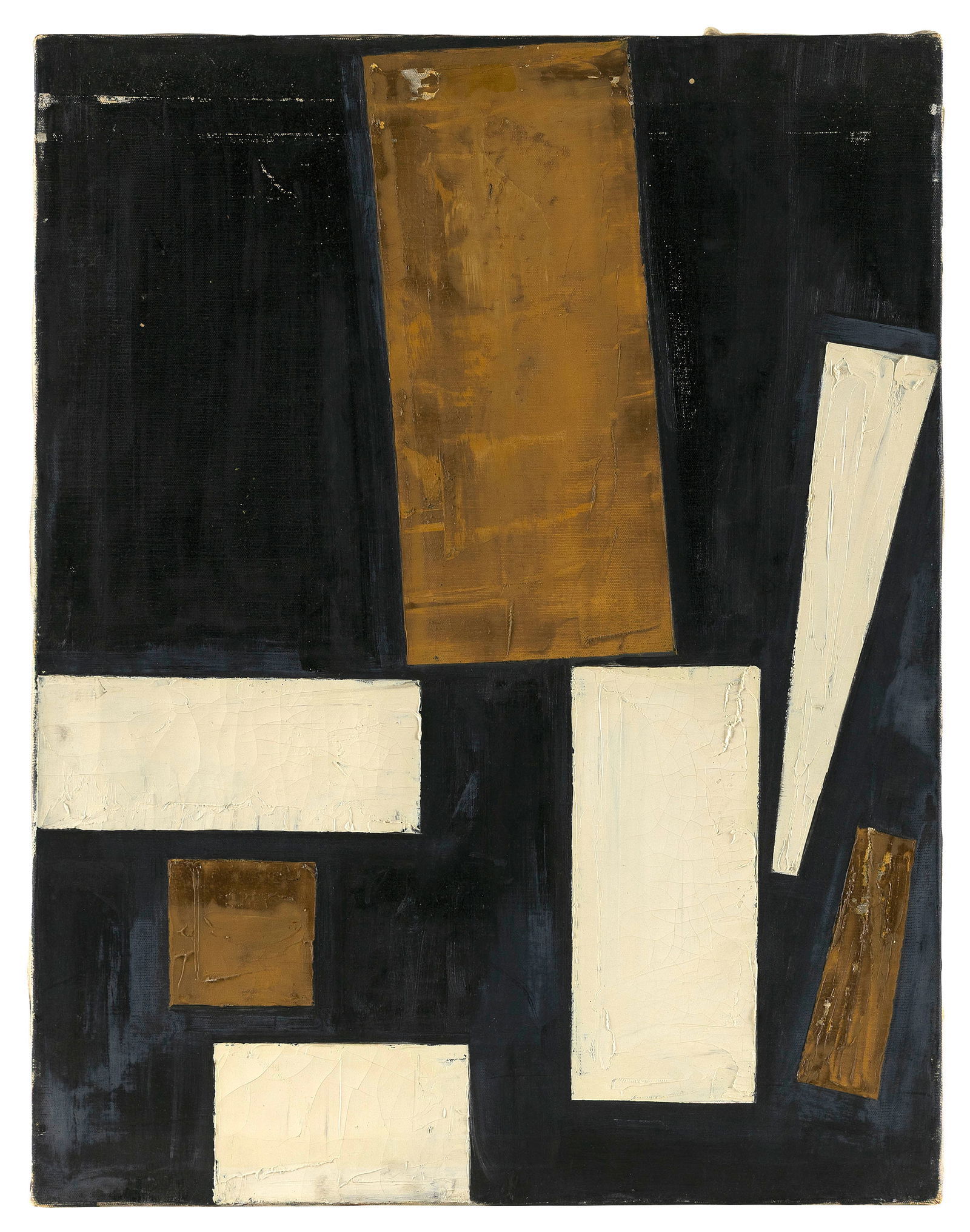 HAYNES OWNBY (New York/Massachusetts, 1929-2001), Abstract., Oil on canvas, 27" x 21". Unframed. (1 of 2)