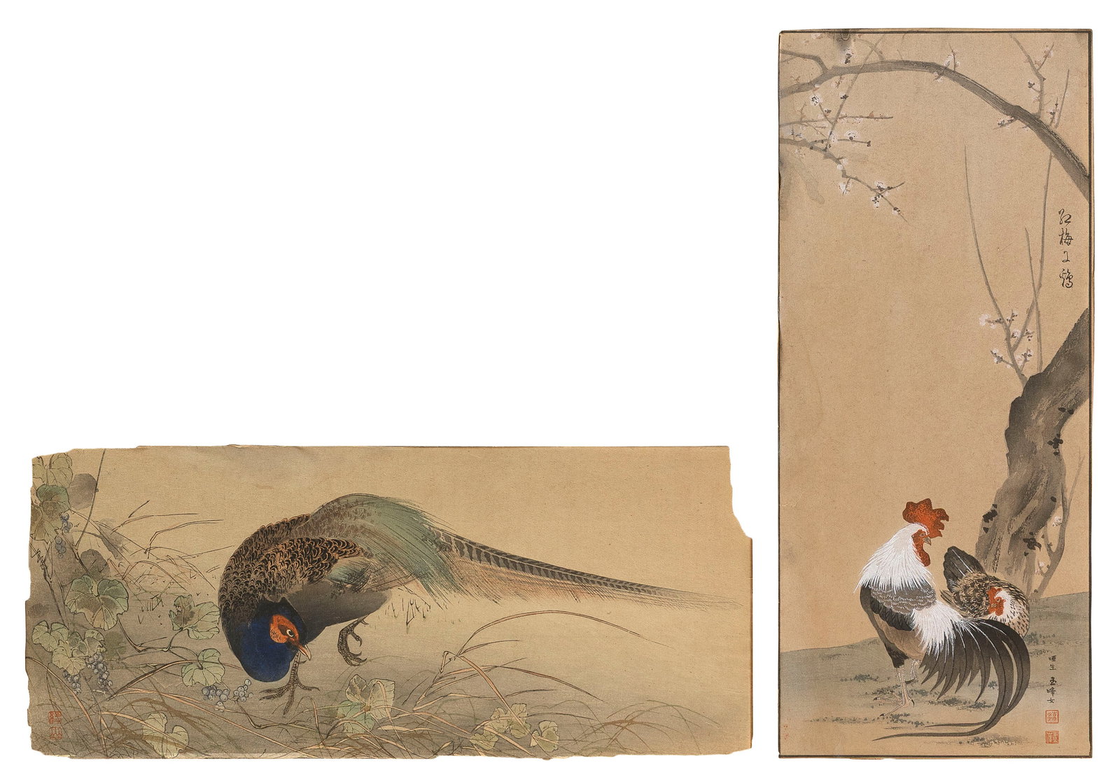 TWO JAPANESE WOODBLOCK PRINTS (1 of 1)