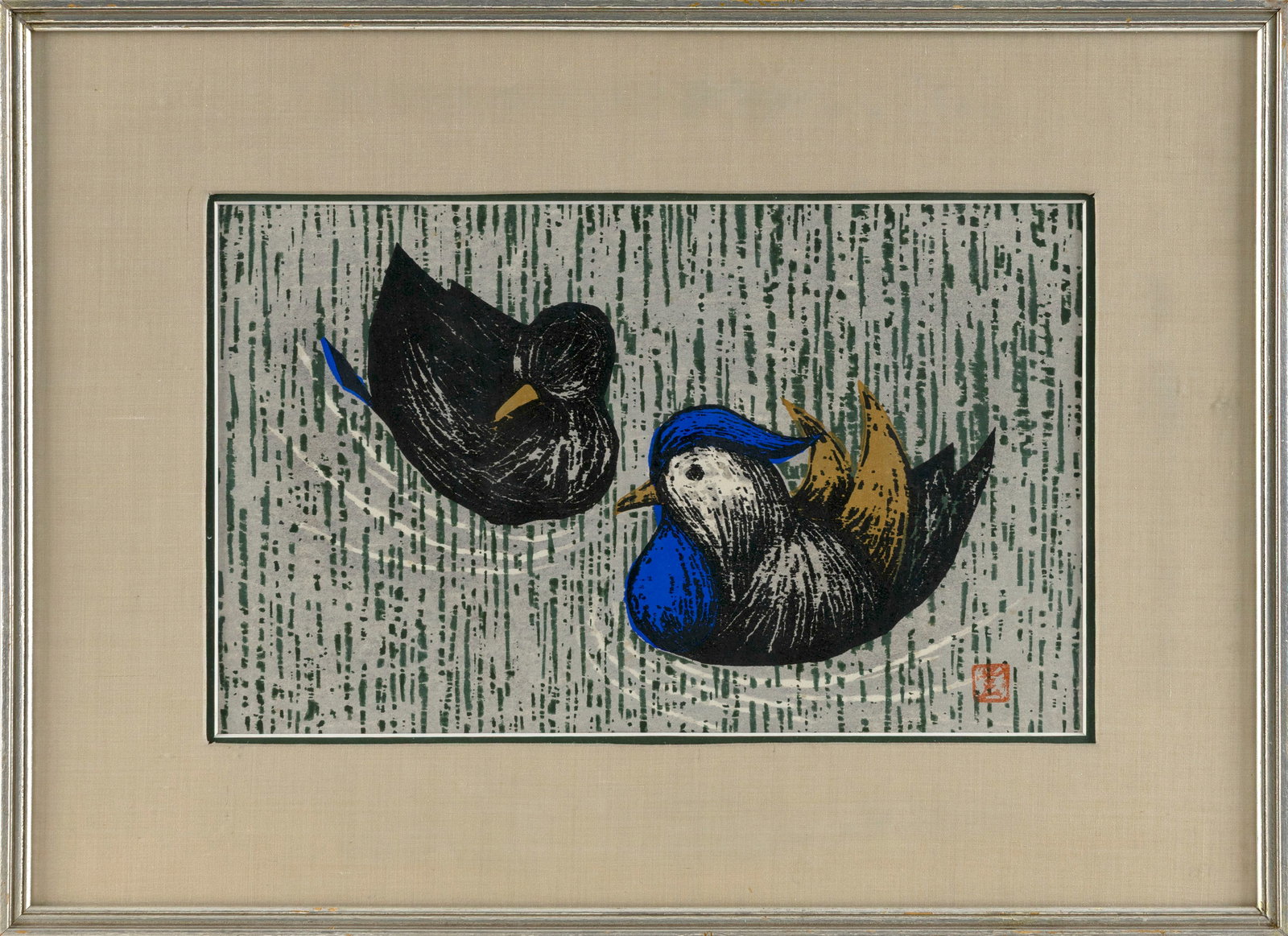 Quiet Couple (Mandarin Ducks). (1 of 2)