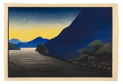 Blue Hills and Crescent Moon.