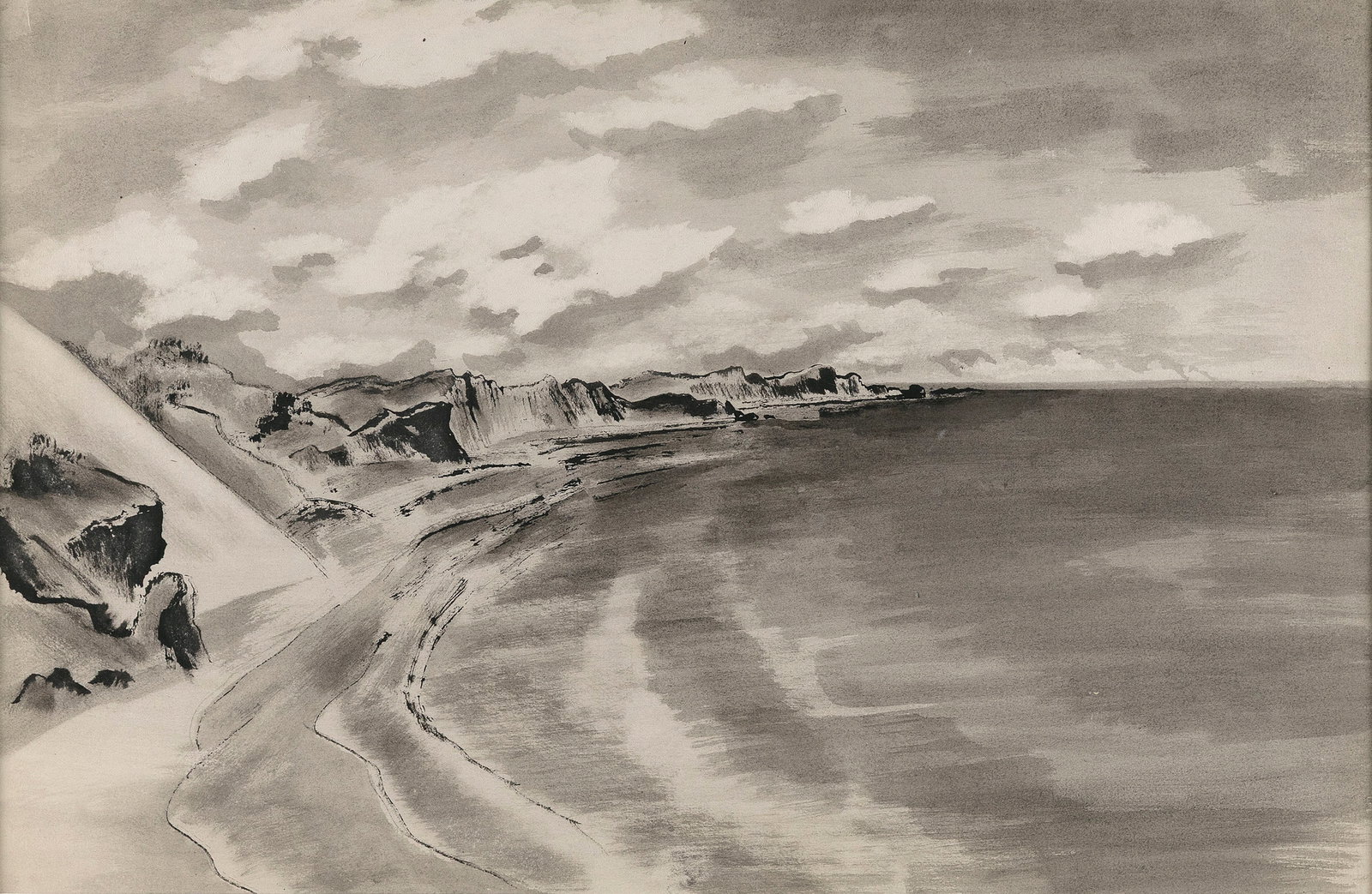 ADOLF ARTHUR DEHN (New York/Minnesota, 1895-1968), King's Beach, near Aquinnah, Martha's Vineyard, (1 of 3)