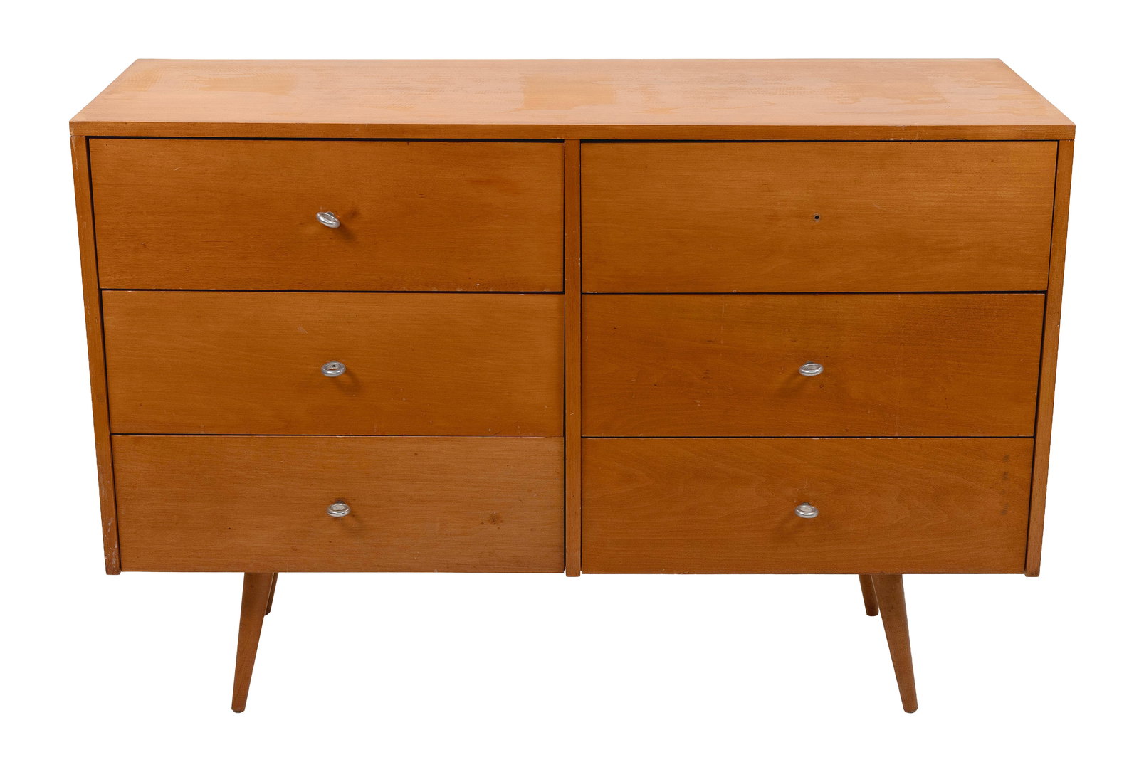 PAUL MCCOBB (1917-1969) FOR PLANNER GROUP MAPLE DRESSER Mid-20th Century Height 33". Width 48". (1 of 1)